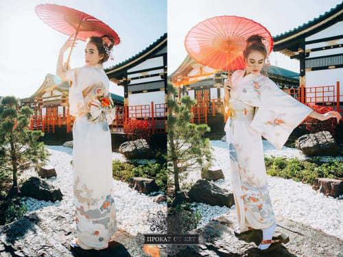 Аренда платья Кимоно «Белое золото» в Москве — Прокат от Кет