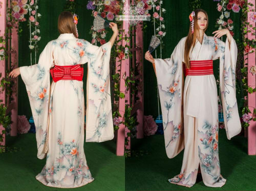 Аренда платья Кимоно «Весенние переливы» в Москве — Прокат от Кет