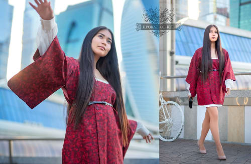 Аренда платья Кимоно Отличное винтажное хаори в Москве — Прокат от Кет