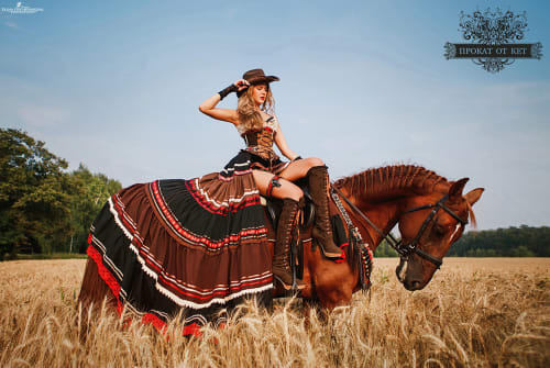 Аренда платья Костюм серии БОХО «Ковбойка» в Москве — Прокат от Кет