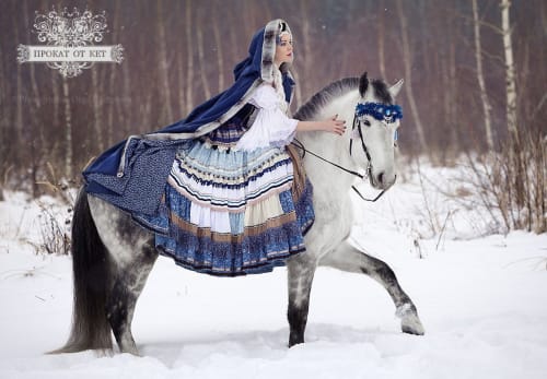 Аренда платья Костюм серии БОХО «Песнь севера» в Москве — Прокат от Кет