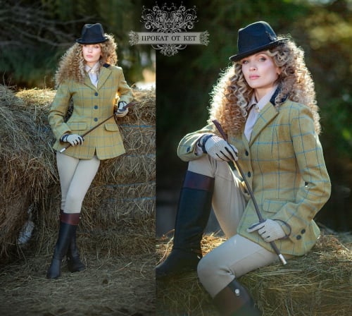 Аренда платья Английский твидовый редингот в Москве — Прокат от Кет