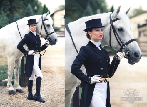 Аренда платья Фрак для верховой езды «Чёрный» в Москве — Прокат от Кет