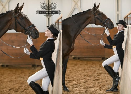 Аренда платья Фрак для верховой езды «InterTex» в Москве — Прокат от Кет