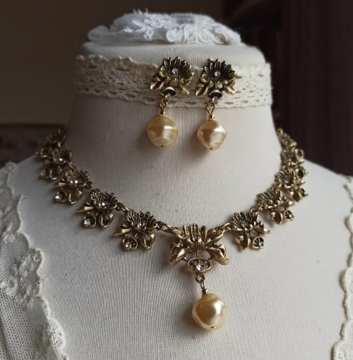 Аренда платья Комплект, колье и серьги в Москве — Прокат от Кет