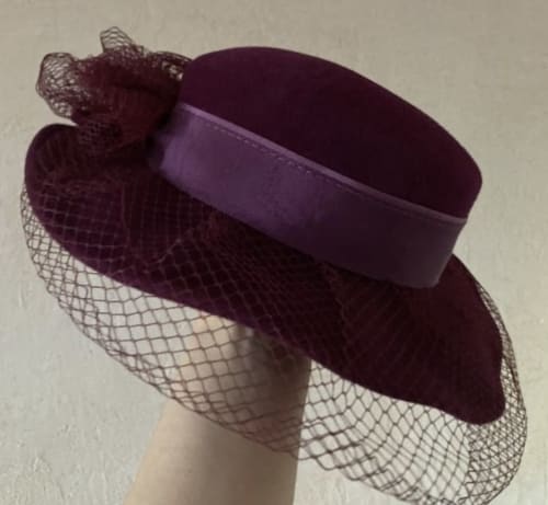 Аренда платья Фетровая шляпка с вуалью в Москве — Прокат от Кет