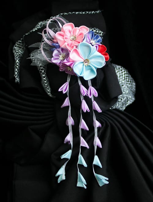 Аренда платья Украшение для волос «Бирюзовое с розовым» в Москве — Прокат от Кет