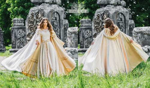 Аренда платья Плащ "Молочный с золотом" в Москве — Прокат от Кет