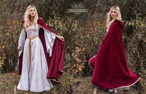 Аренда платья Плащ "Бордовая замша" в Москве — Прокат от Кет