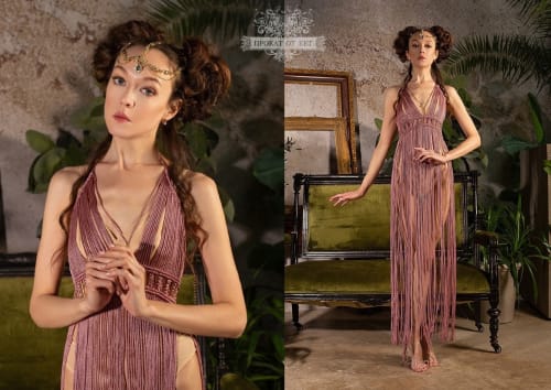 Аренда платья Платье бохо "Пыльная роза" в Москве — Прокат от Кет