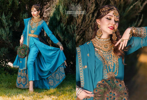 Аренда платья Восточное платье (бирюзовое) в Москве — Прокат от Кет