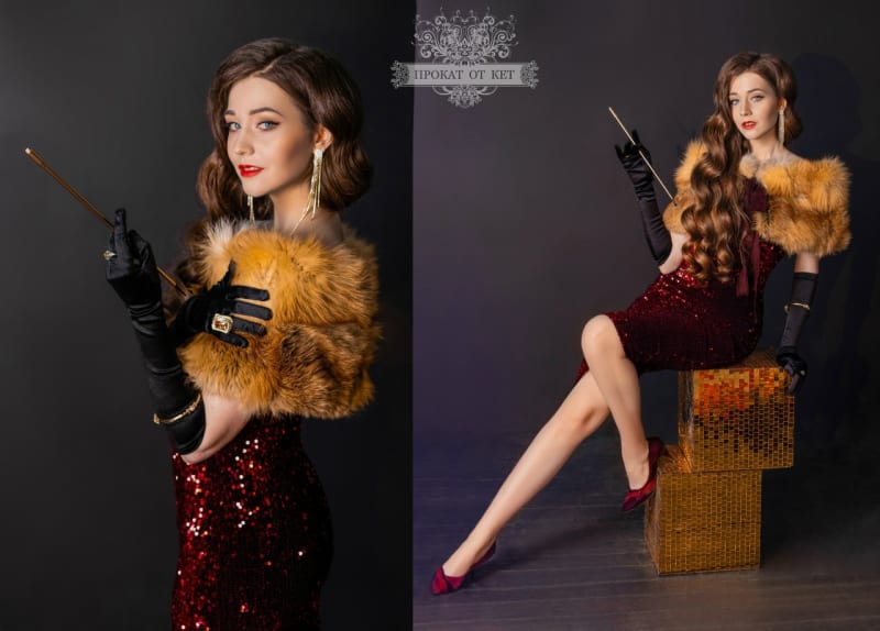 Шикарная горжетка из рыжей лисы - фото 1