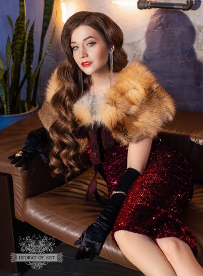 Шикарная горжетка из рыжей лисы - фото 2