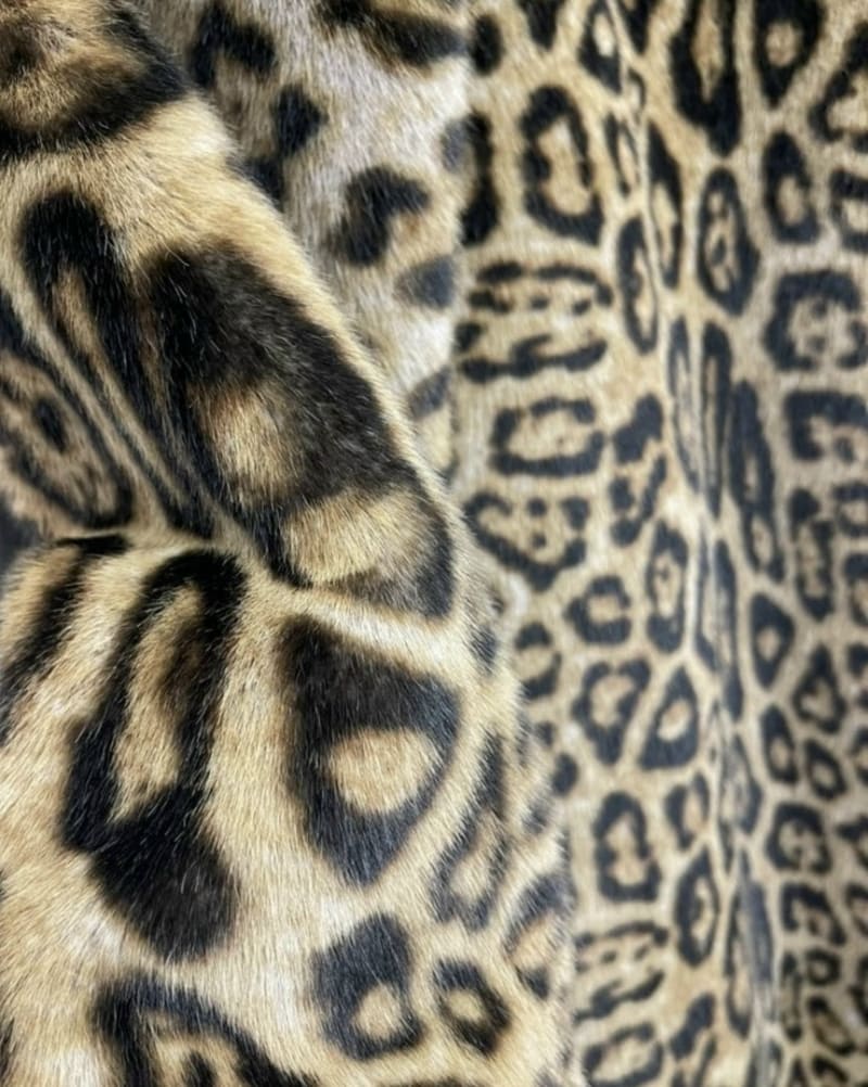 Шуба искусственная "Леопард" - фото 2