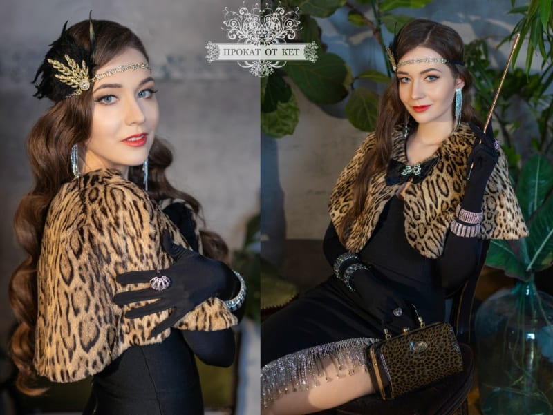 Английская горжетка из меха дикой кошки - фото 5