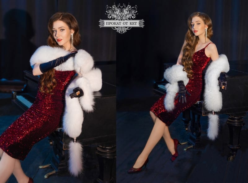 Песцовая горжетка "Мадонна" - фото 5