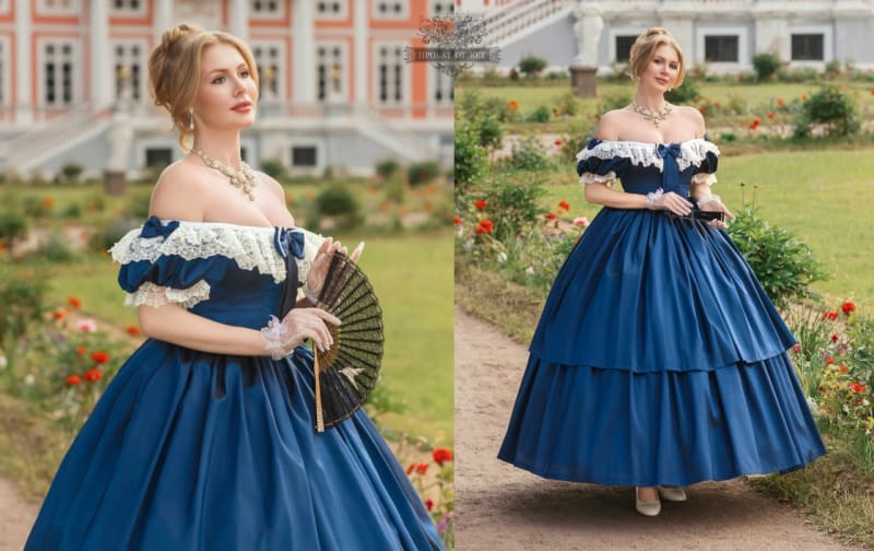 Бальное платье "Цвет ночи" - фото 5