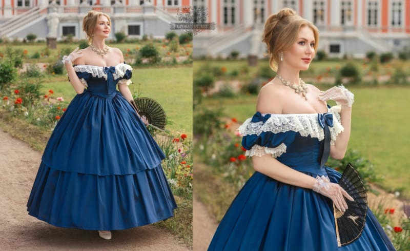 Бальное платье "Цвет ночи" - фото 9