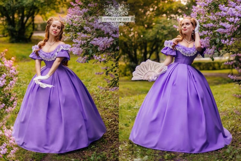 Бальное платье "Фиалка" - фото 2