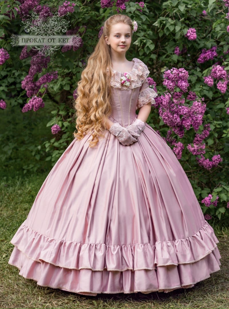 Бальное платье "Нежный розовый" - фото 4