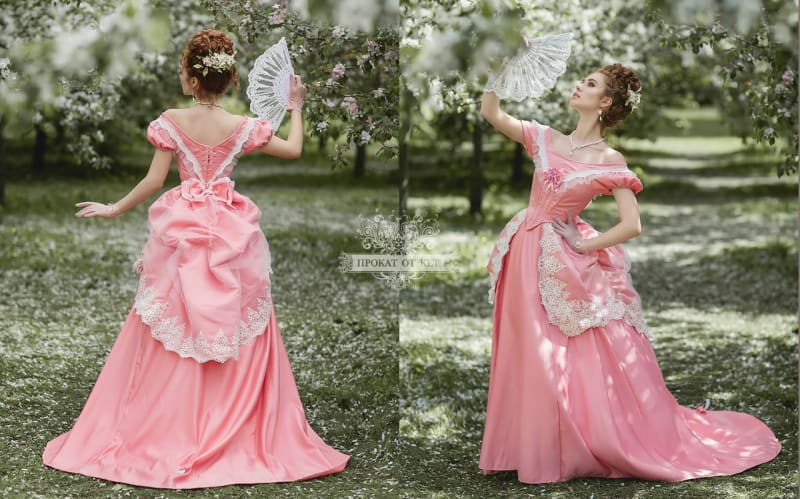 Бальное платье "Розовый" - фото 1