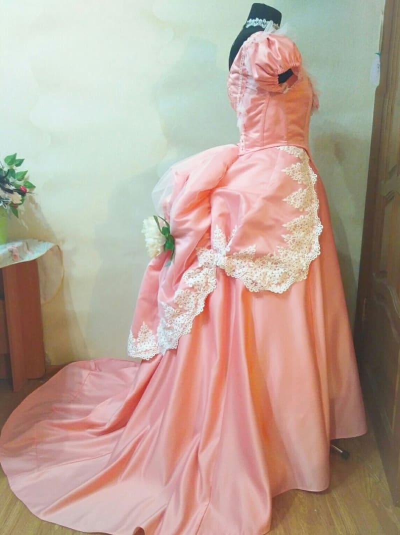 Бальное платье "Розовый" - фото 3