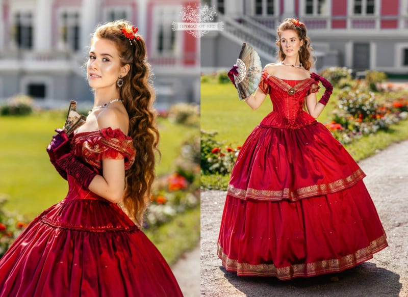 Бальное платье "Rosa escarlata" - фото 5