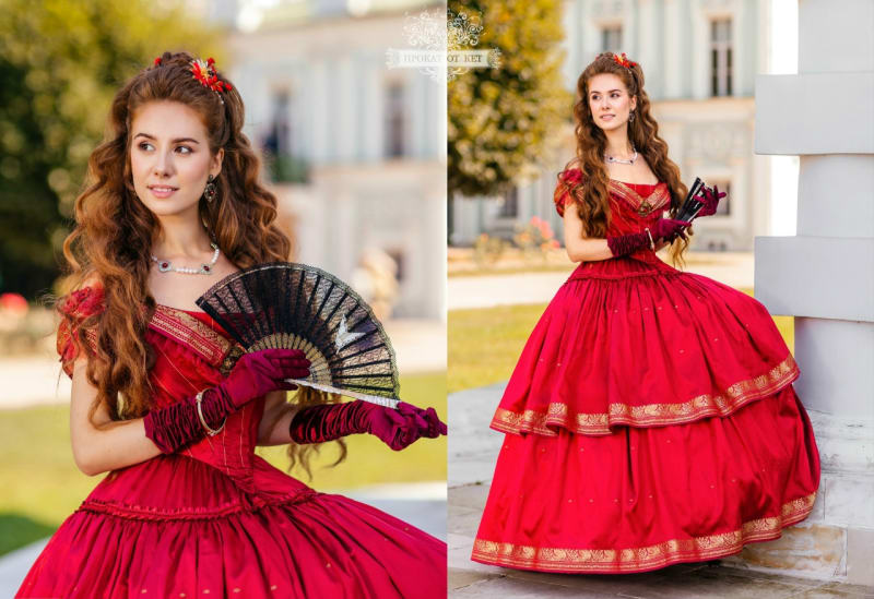 Бальное платье "Rosa escarlata" - фото 9