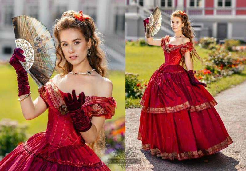 Бальное платье "Rosa escarlata" - фото 12