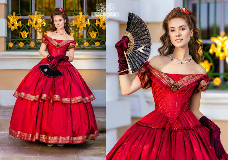 Бальное платье "Rosa escarlata" - фото 13