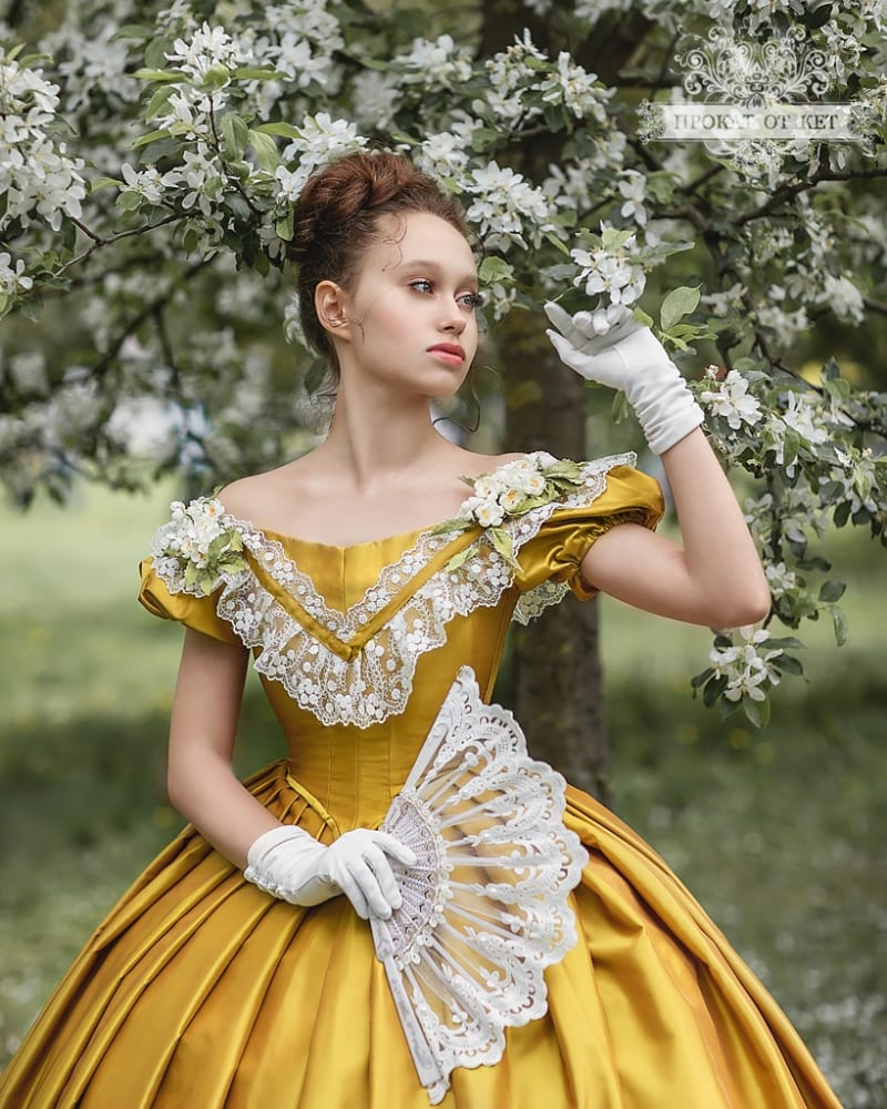 Бальное платье "Шафран" - фото 2