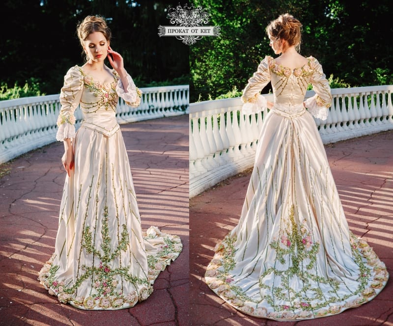 Бальное платье "Платье царицы Александры Фёдоровны" - фото 4