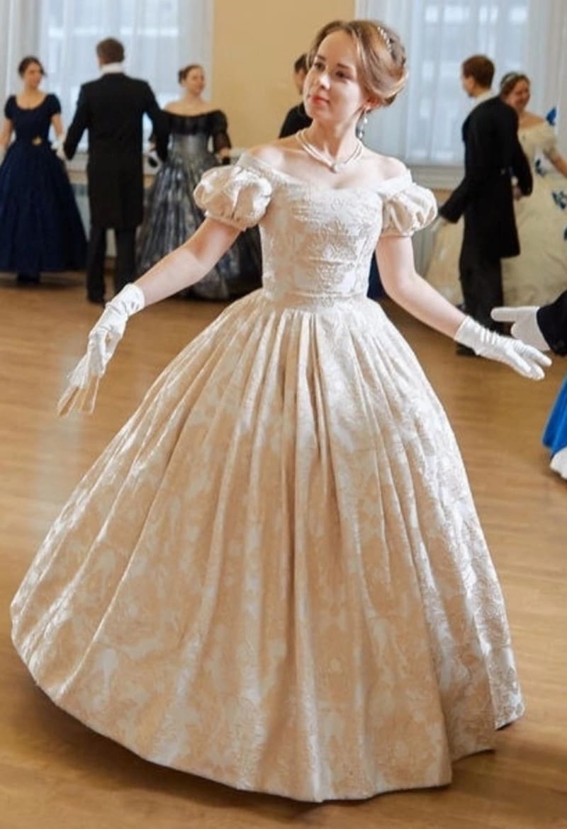 Бальное платье "Жемчужина" - фото 3