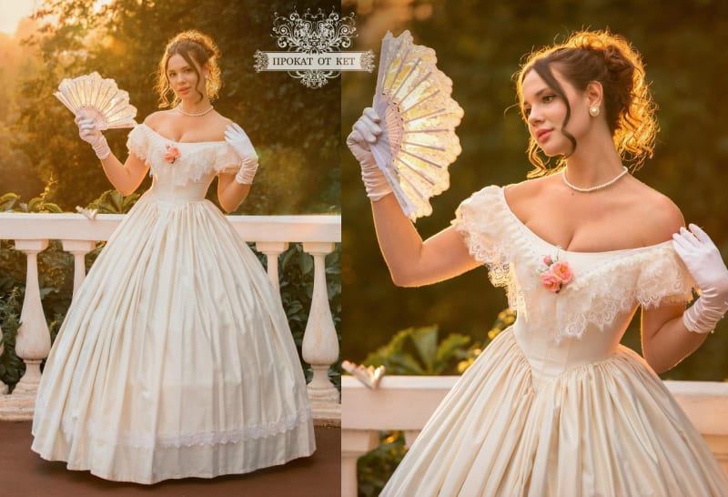 Бальное платье "Шампань" - фото 6