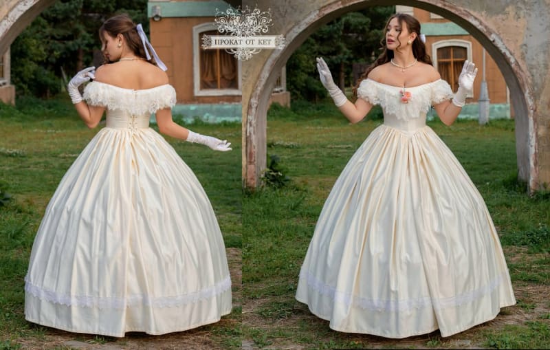 Бальное платье "Шампань" - фото 7