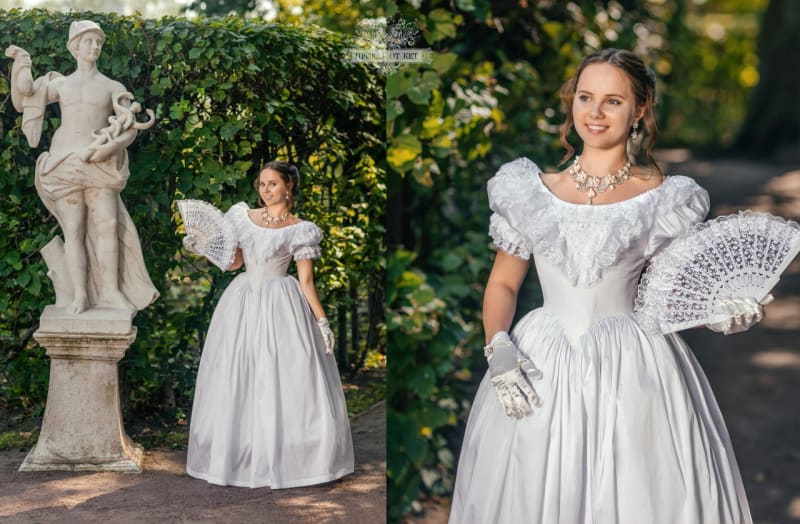 Бальное платье "Ромашки" - фото 3