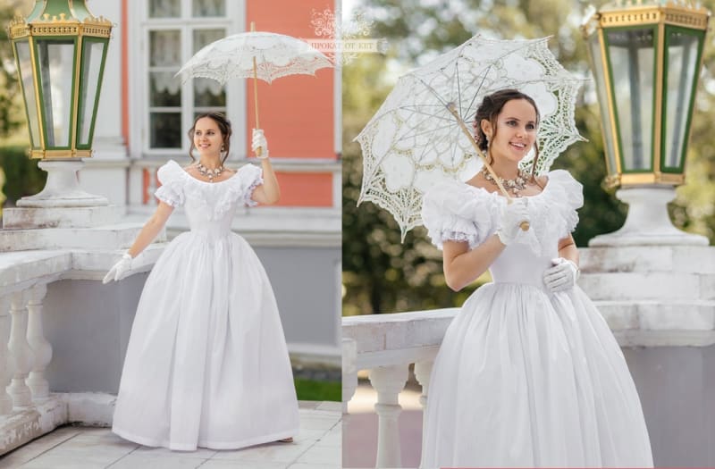 Бальное платье "Ромашки" - фото 4