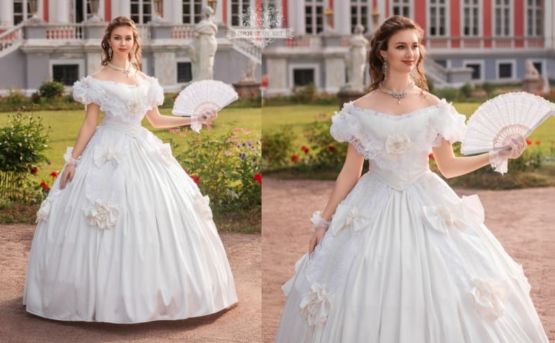 Бальное платье "Пионы" - фото 1