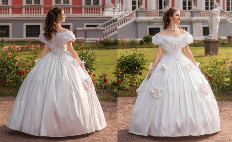 Бальное платье "Пионы" - фото 4