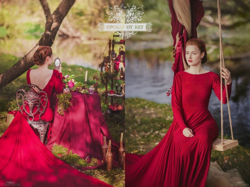 Платье "Вишнёвый вечер" - фото 3