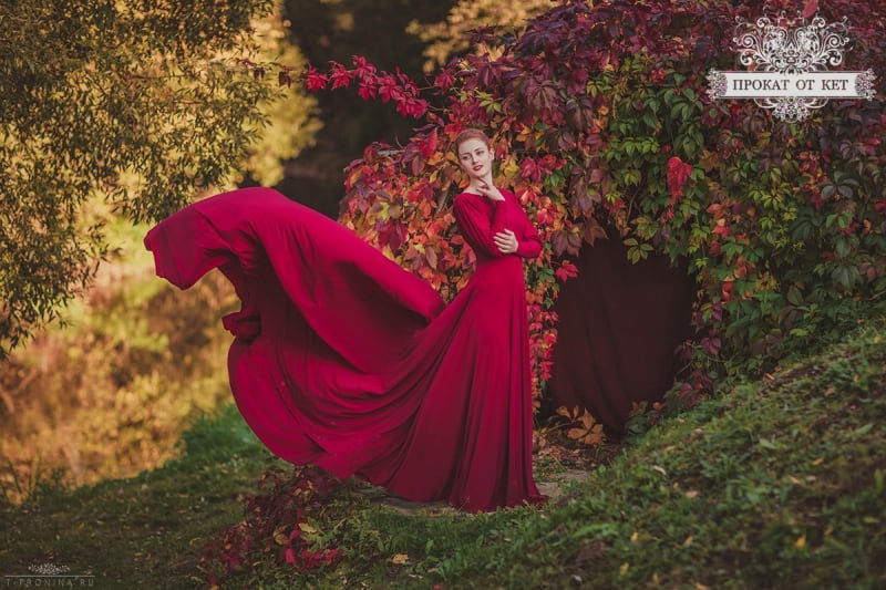 Платье "Вишнёвый вечер" - фото 4