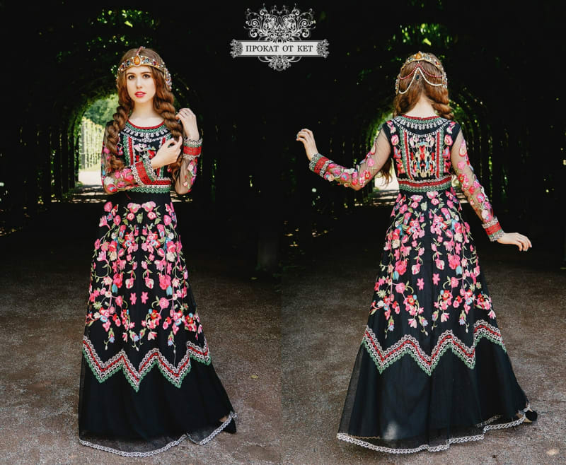 Платье в стиле Бохо «Чёрная» - фото 4