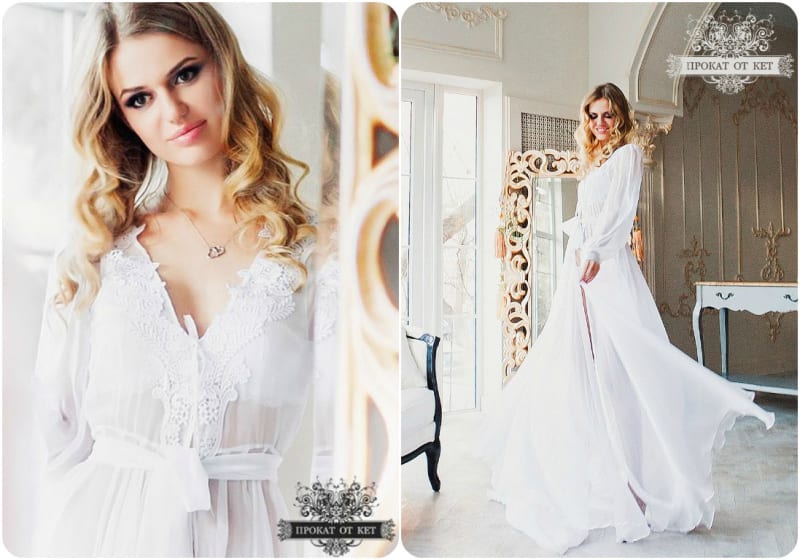 Пеньюар-накидка, "Белая" - фото 1