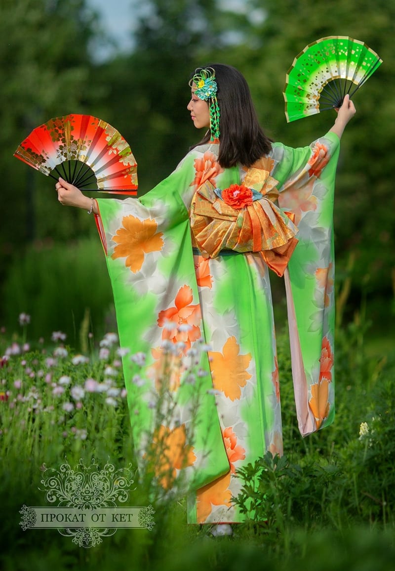 Кимоно «Цветы и птицы» - фото 2