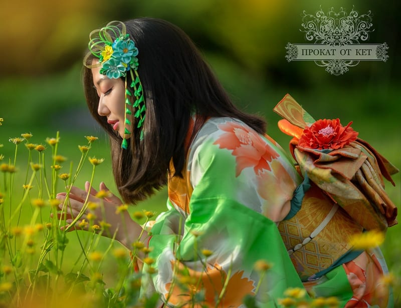 Кимоно «Цветы и птицы» - фото 4