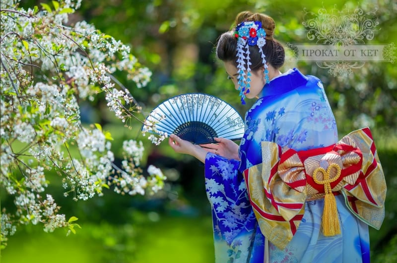 Кимоно «Синий сад» - фото 3