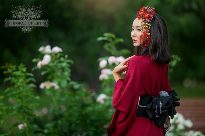 Кимоно «Тёмно-бордовое» - фото 2