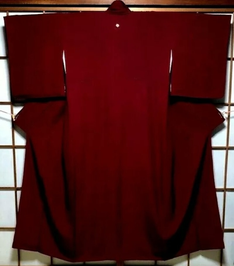 Кимоно «Тёмно-бордовое» - фото 3