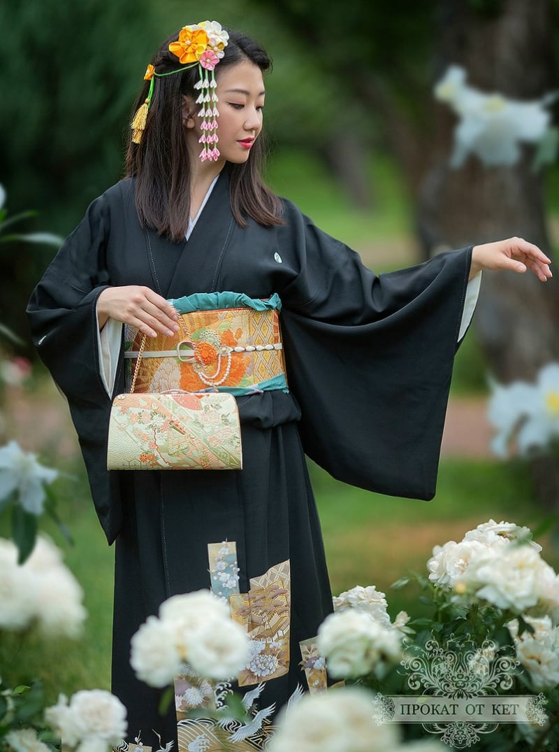 Кимоно «Журавли и волны» - фото 2