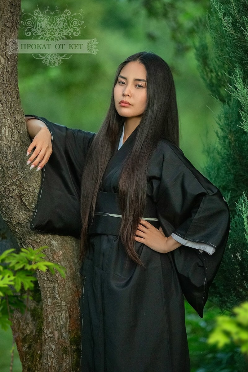 Кимоно «Чёрный шёлк» - фото 4